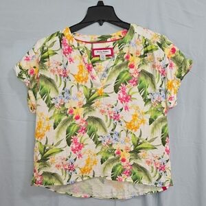 Tommy Bahama Island Soft Women's Large Floral Print Set- Top/Shorts